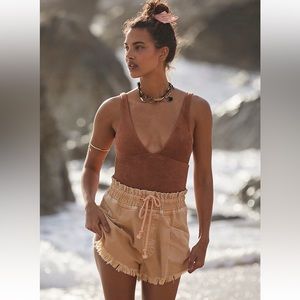 NWOT Free People Kalani Pull On Shorts XS